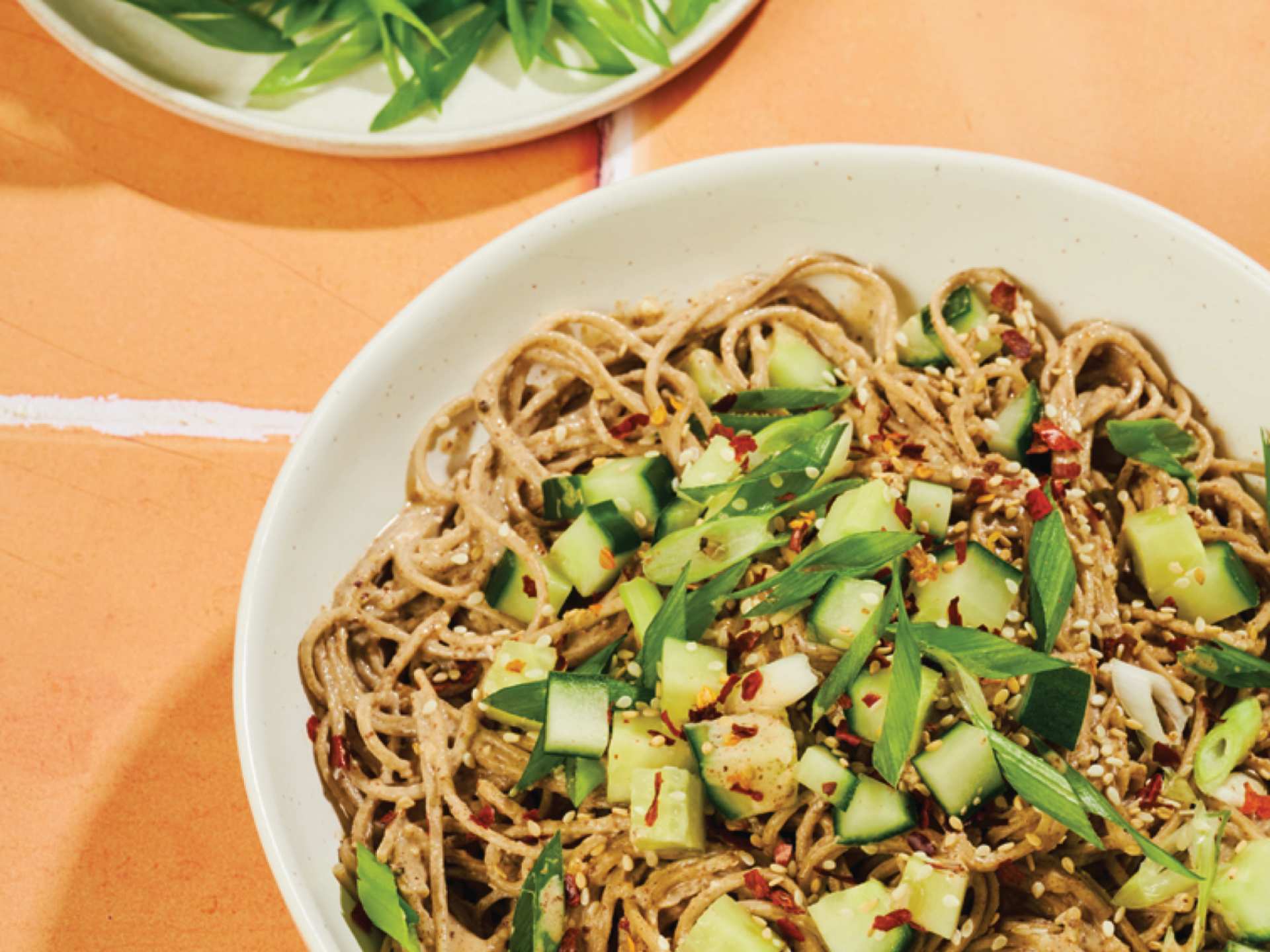 Vegan recipes for dinner | Desiree Nielsen's Soba with Miso  Pecan Butter