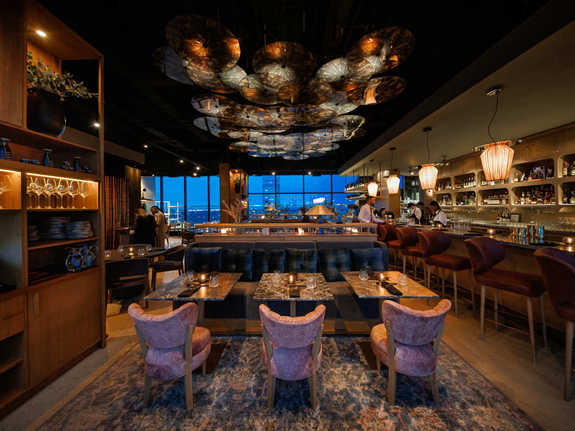 Summerlicious Toronto | A side view inside AP restaurant in Toronto