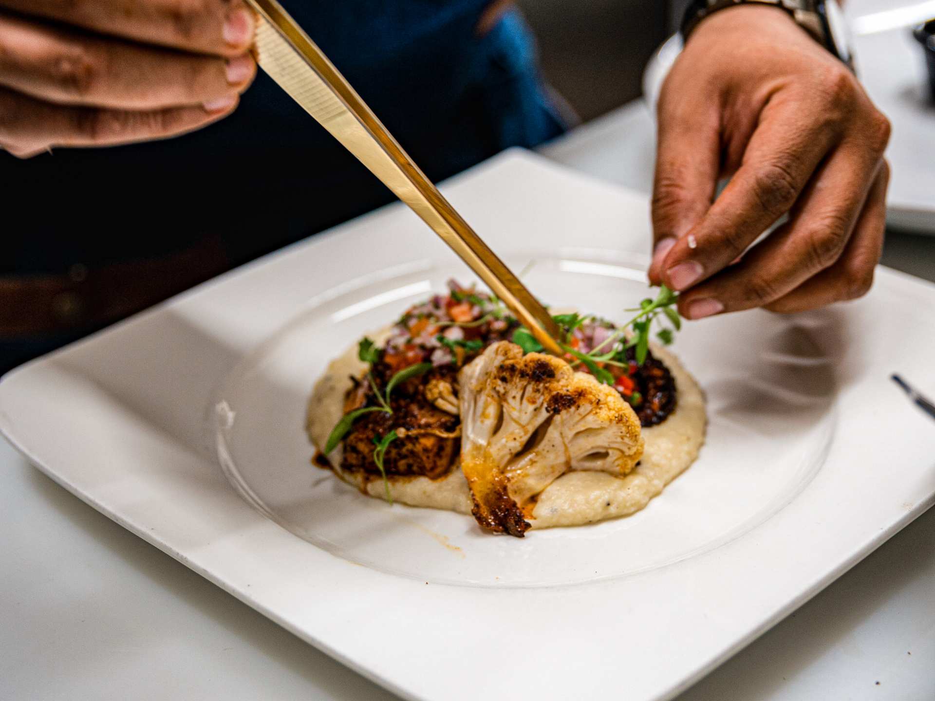 Summerlicious Toronto | Octopus and Cauliflower Puree at Nuna in Parkdale, Toronto