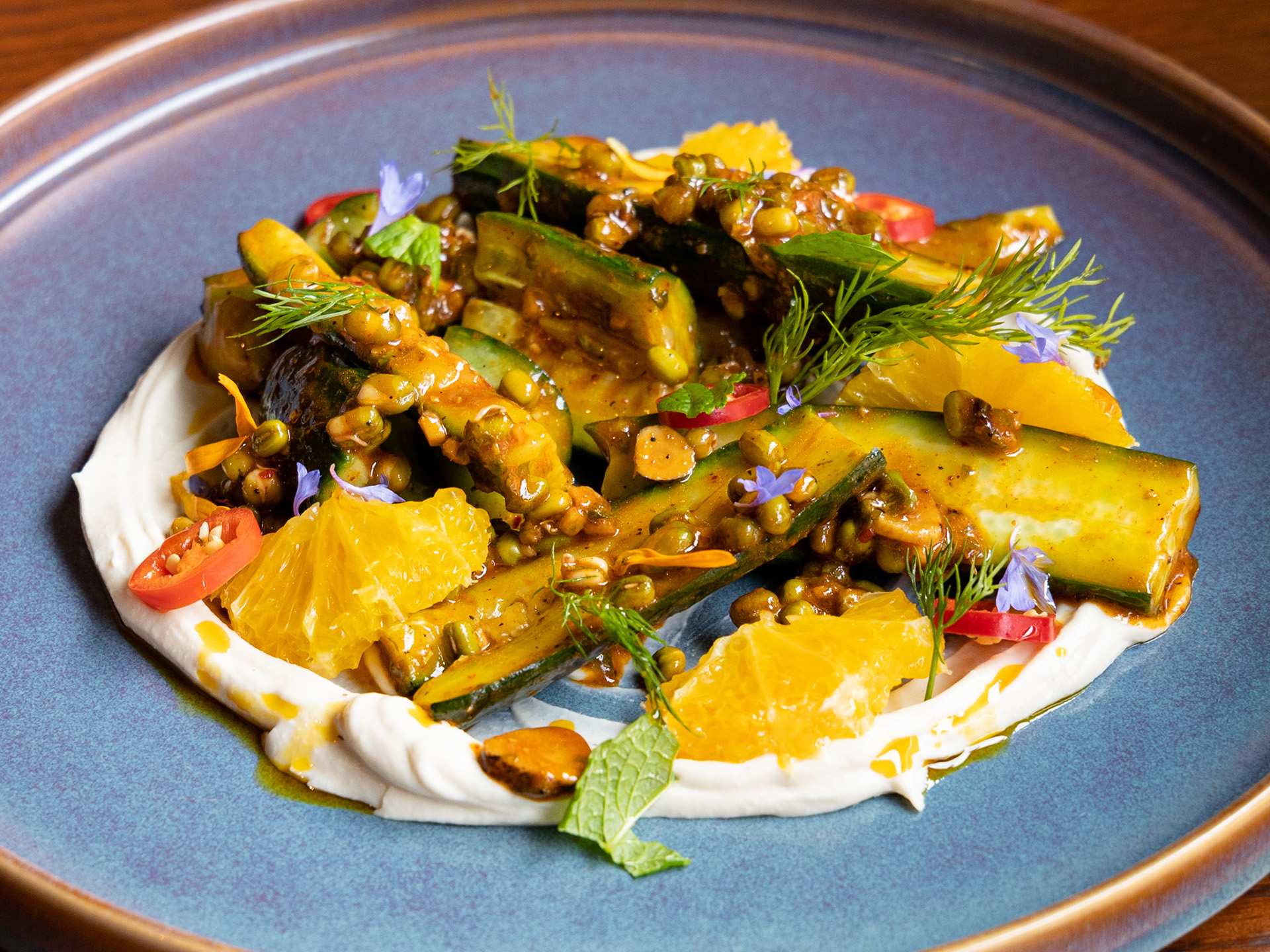 Summerlicious Toronto | A vegetable dish at Curryish Tavern