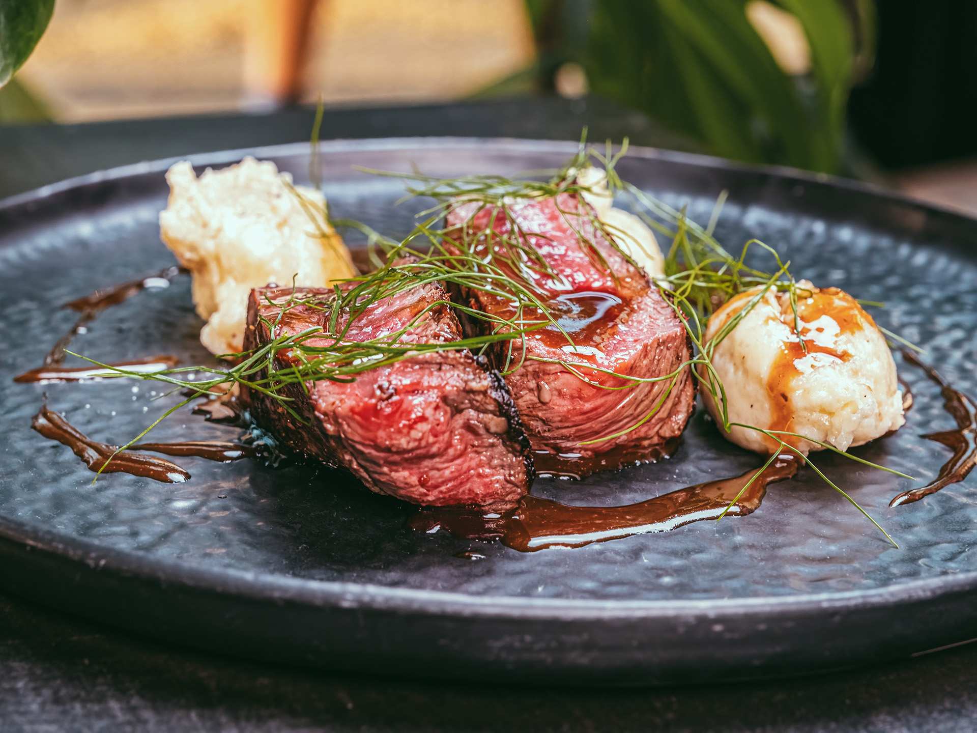 Summerlicious Toronto | A steak dish at Stelvio in Toronto