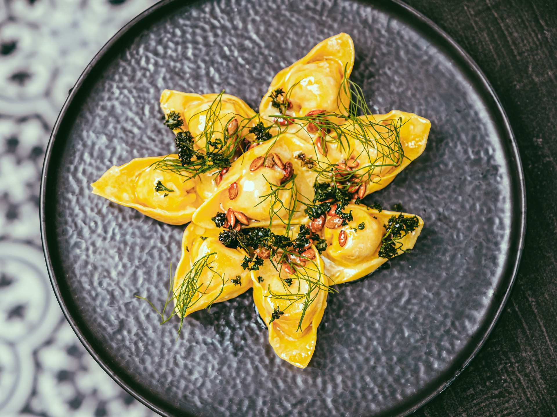 Summerlicious Toronto | Ravioli arranged like a star at Stelvio
