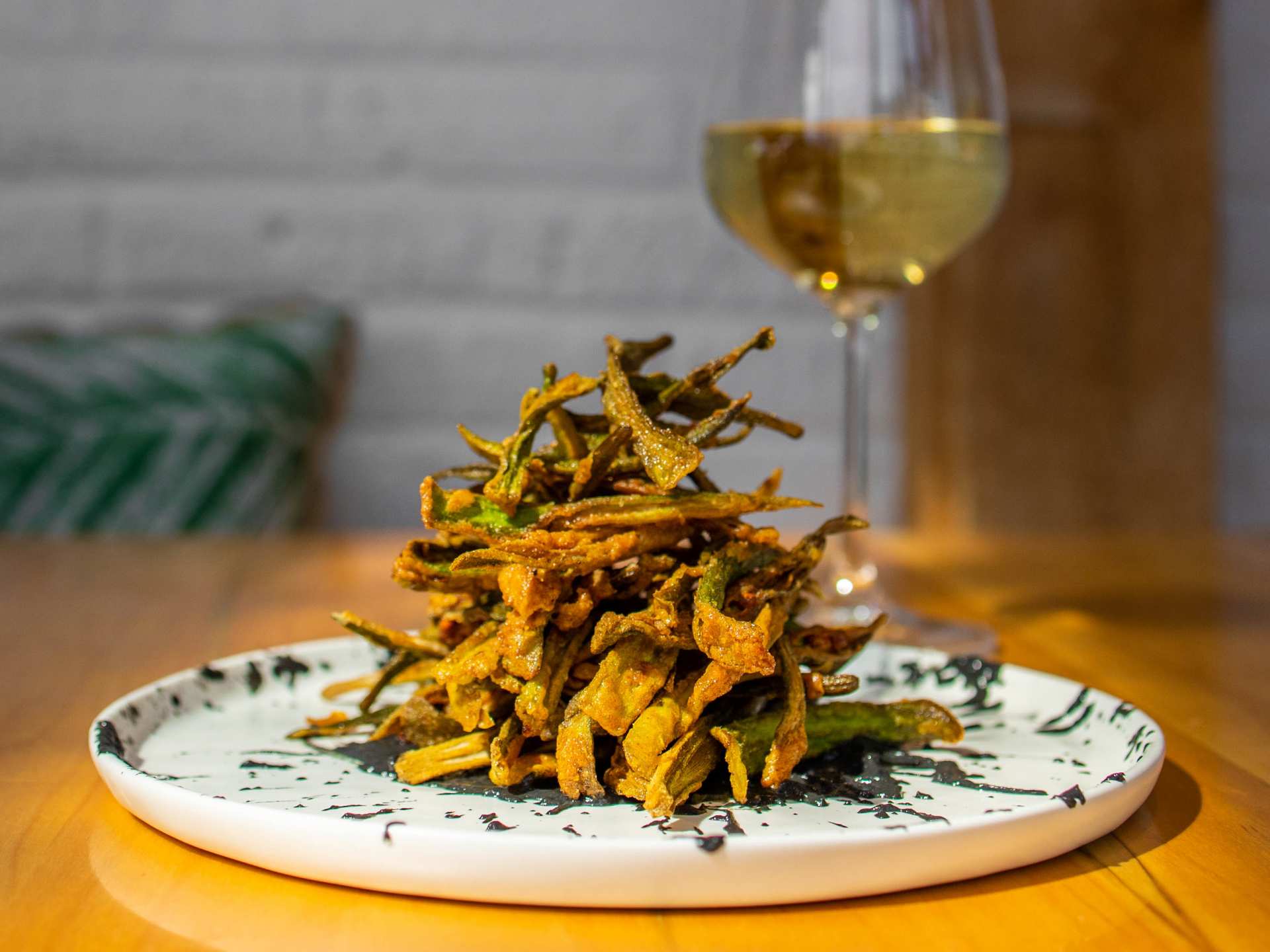 Summerlicious Toronto | Crispy okra at The Cottage Cheese in Kensington Market, Toronto
