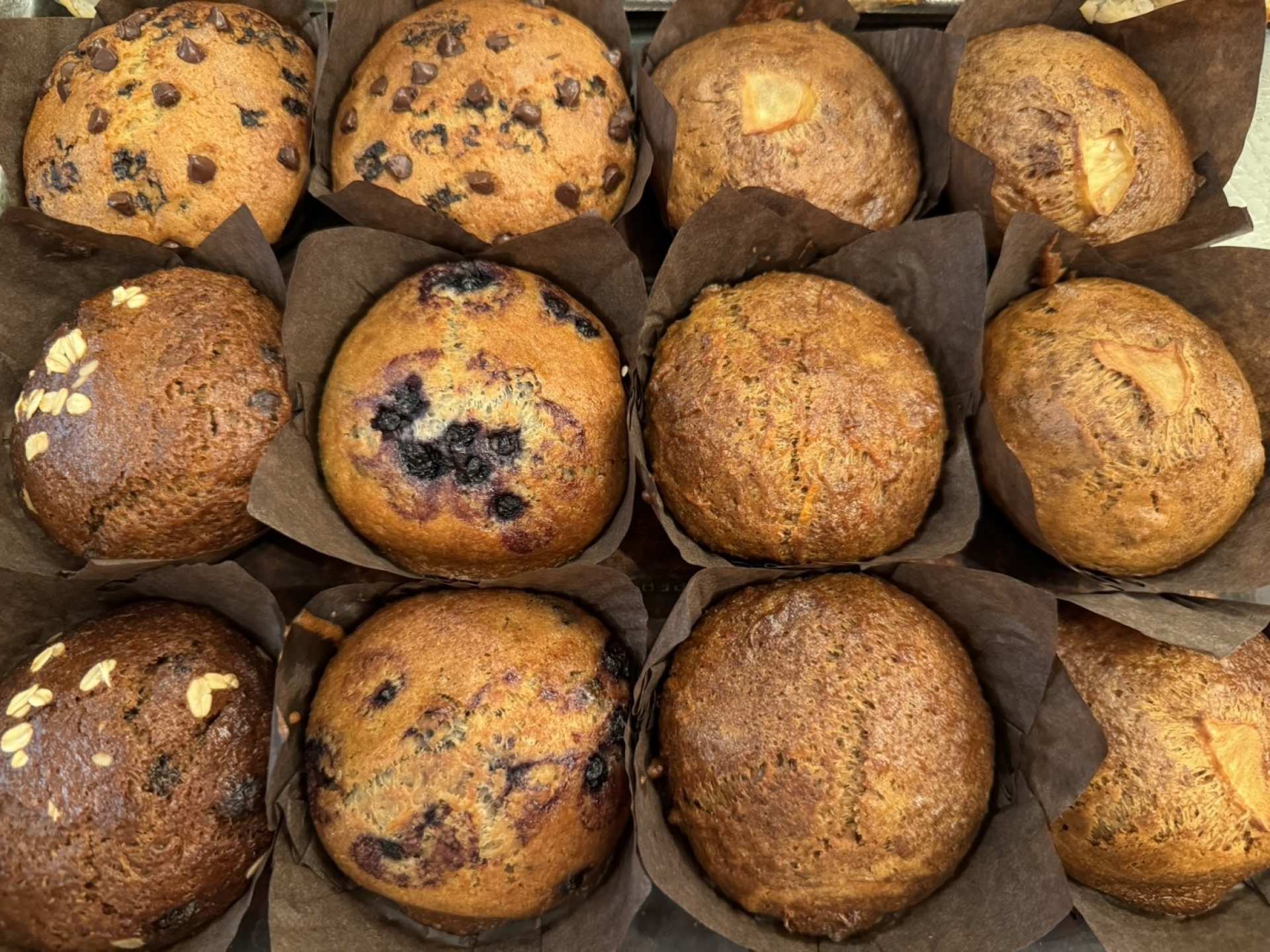 The best cafes in Toronto | An array of muffins at Moonbean Coffee