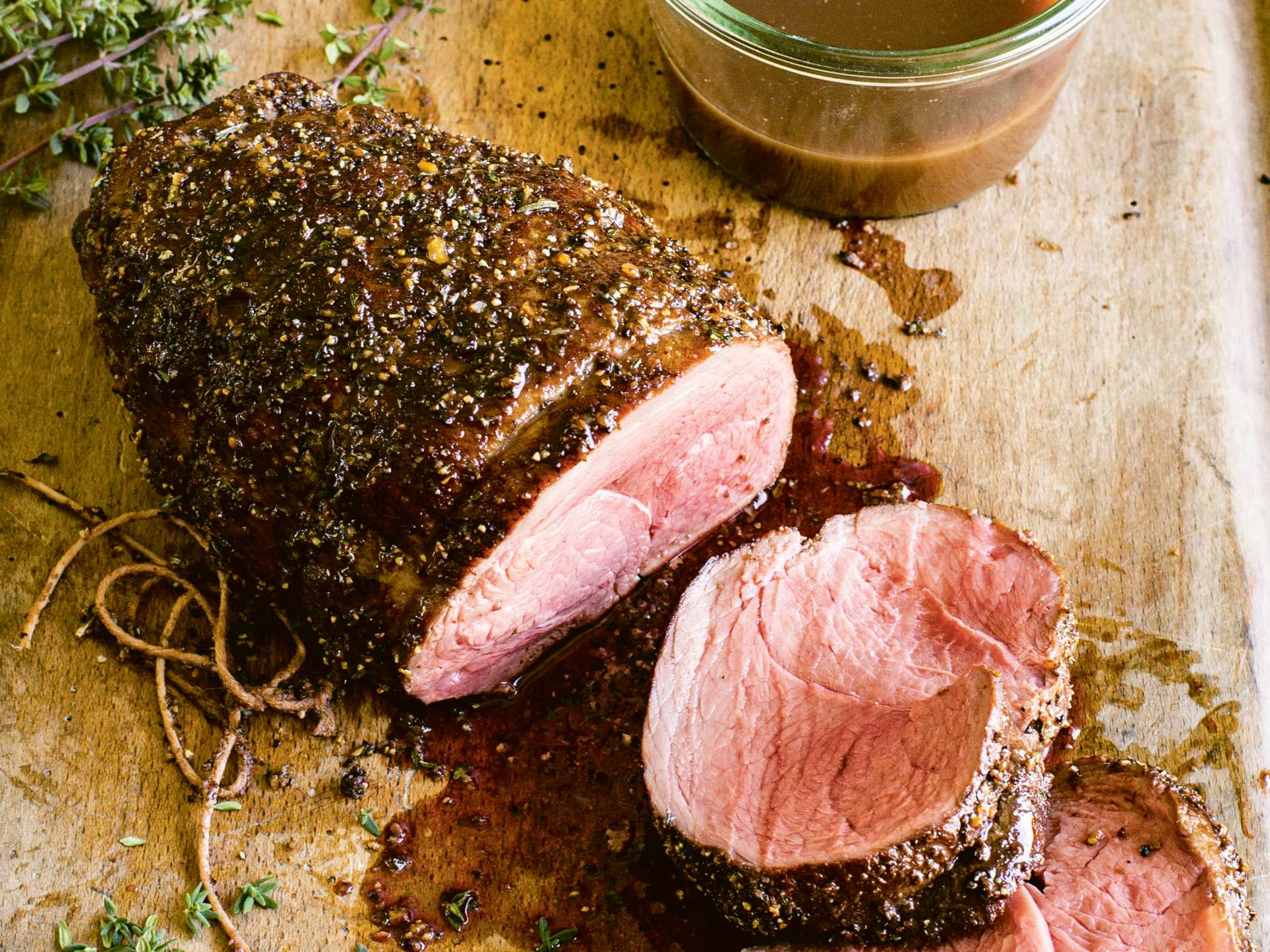 Winter recipes | Mushroom-Rubbed Roast Venison au Jus