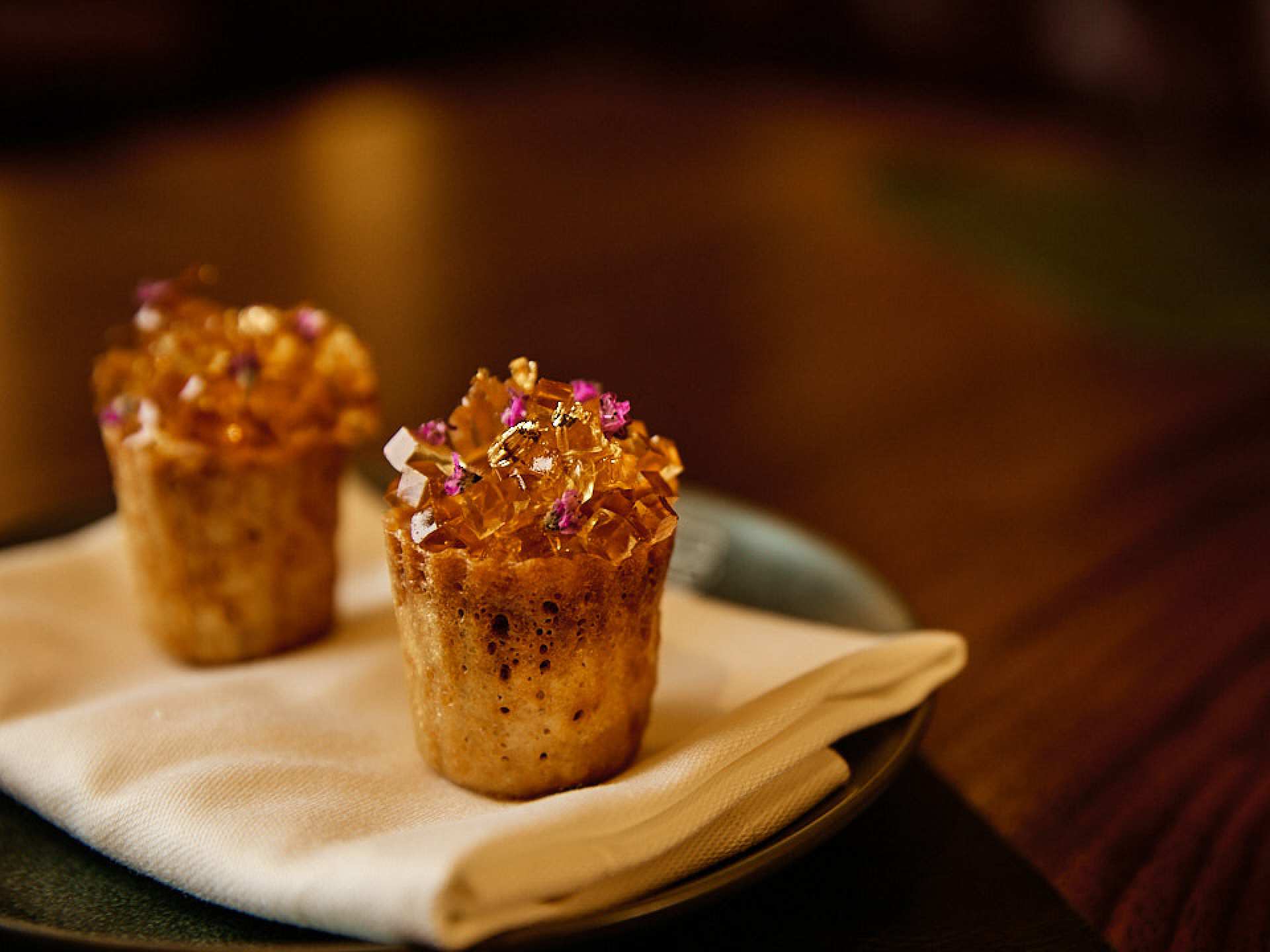 Best new restaurants Toronto | A bite-sized dish at Akin restaurant in Toronto