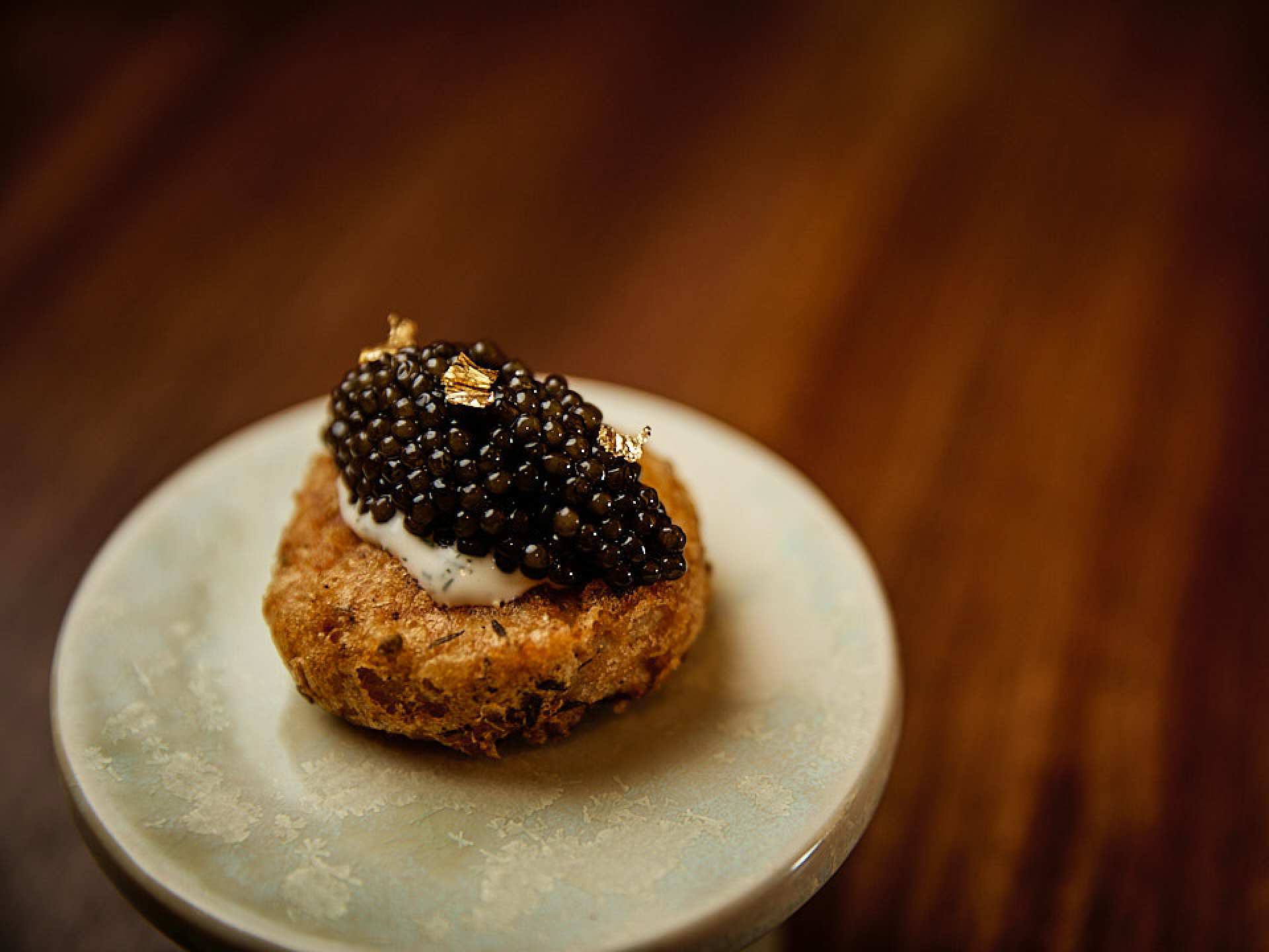 Best new restaurants Toronto | A caviar-topped bite at Akin restaurant in Toronto