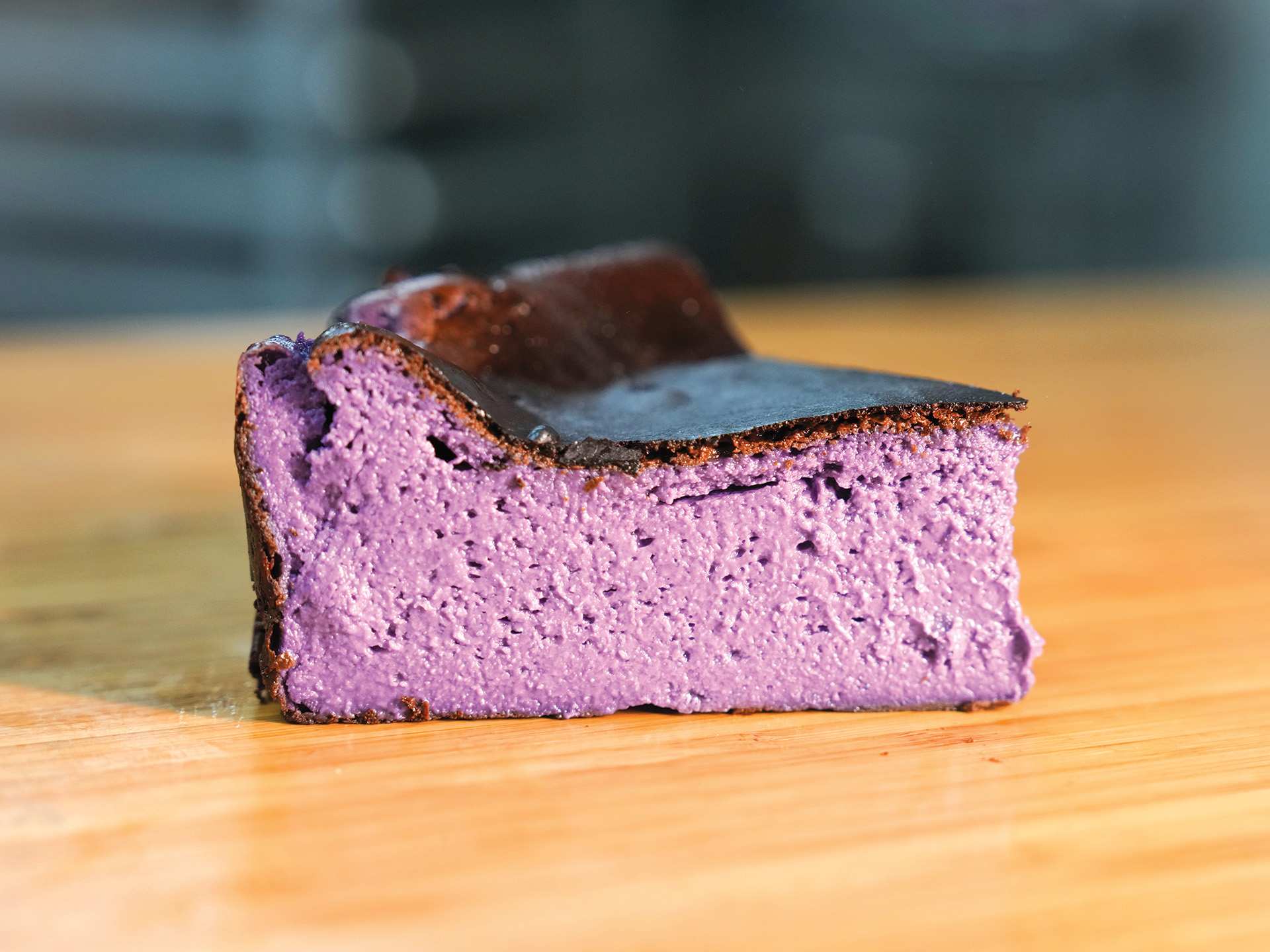 The Ube Coconut Basque from Bakerrae The Ube Coconut Basque from Bakerrae