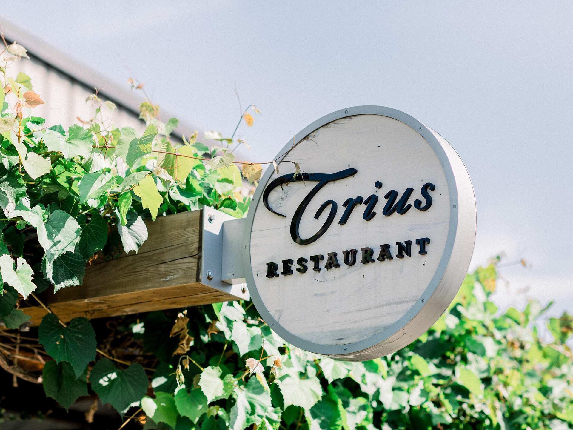 The sign outside Trius Winery and Restaurant The sign outside Trius Winery and Restaurant