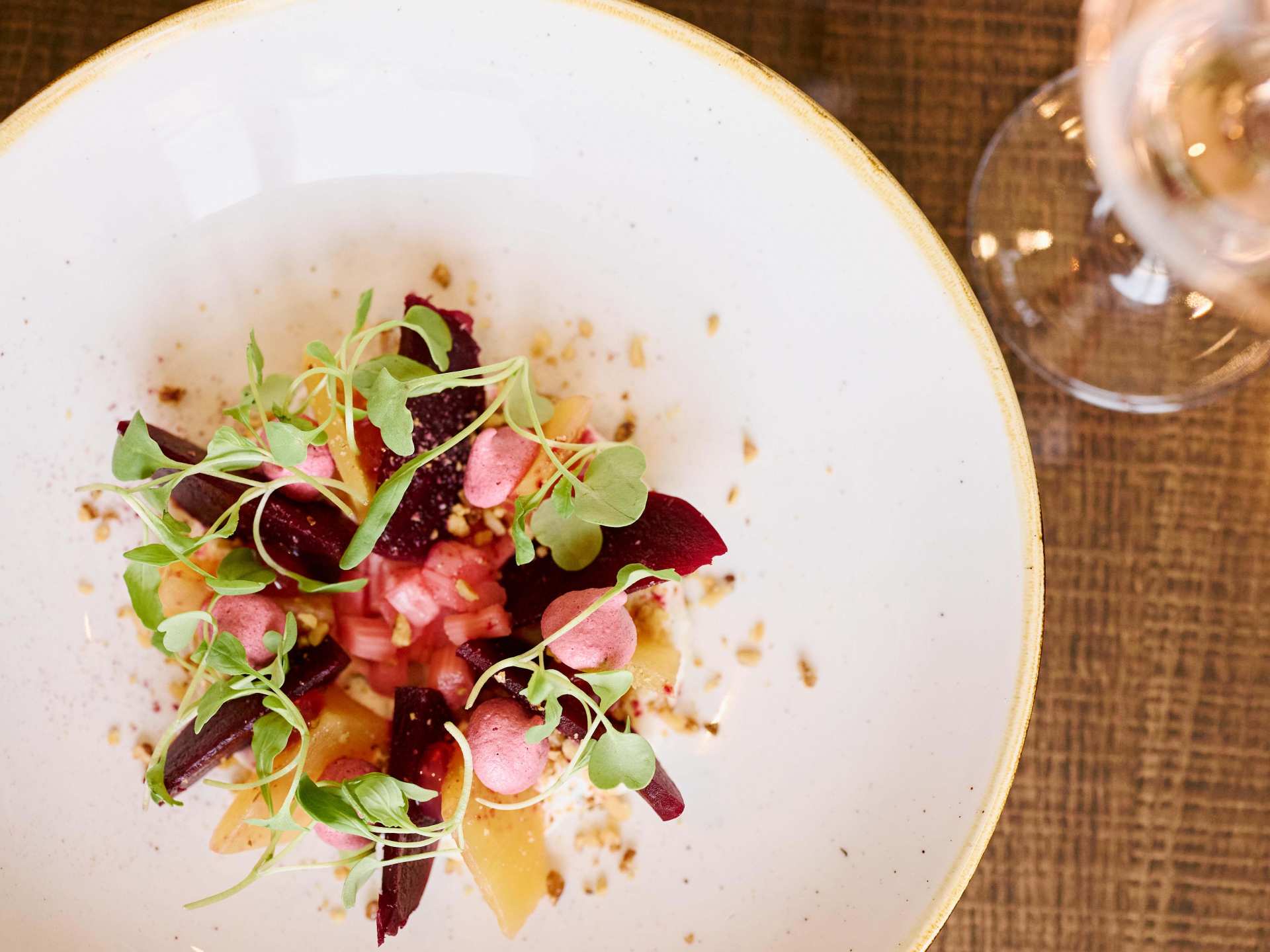 A beautiful plate at Trius Winery and Restaurant