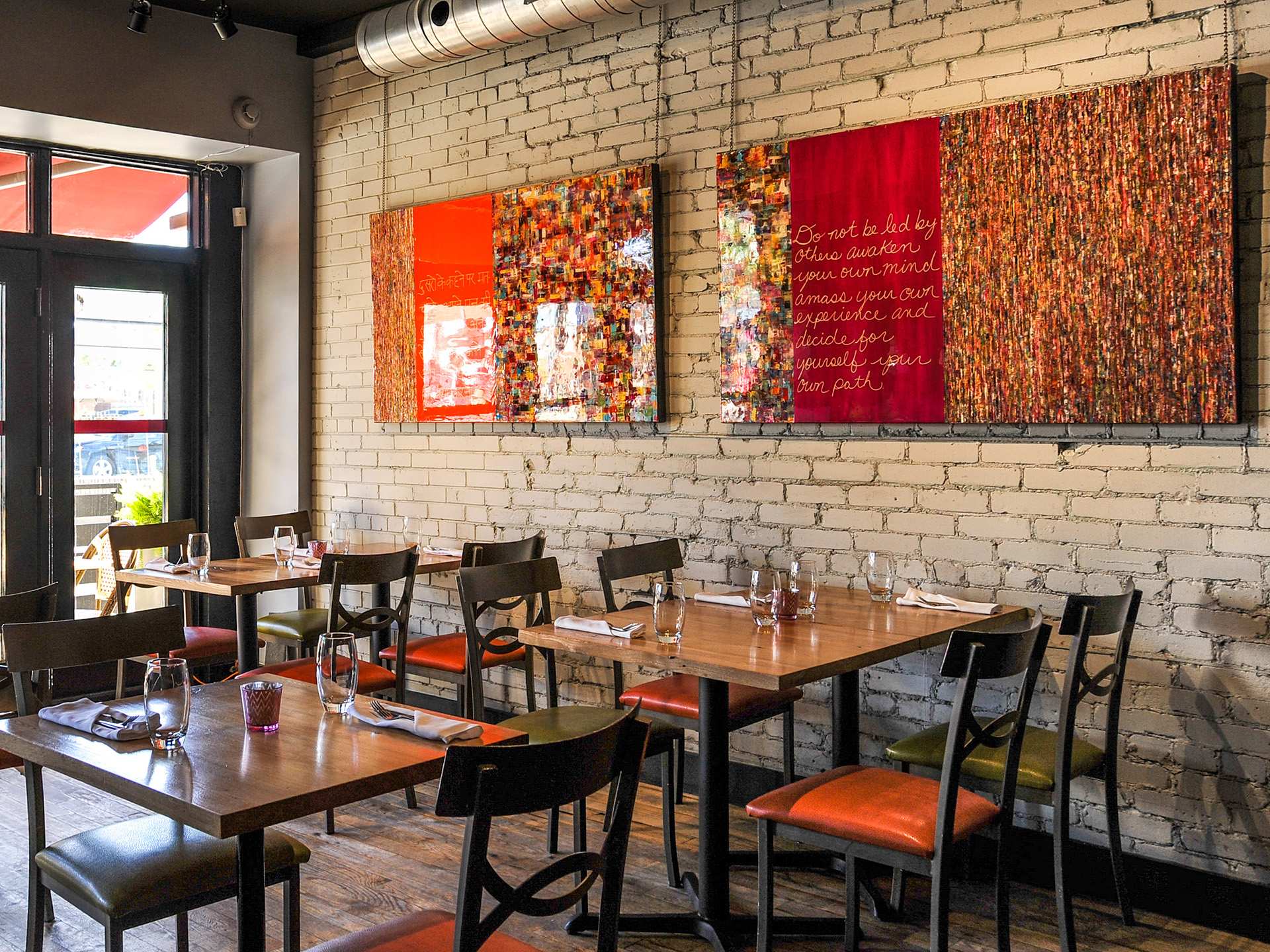 Inside Pukka on St. Clair West