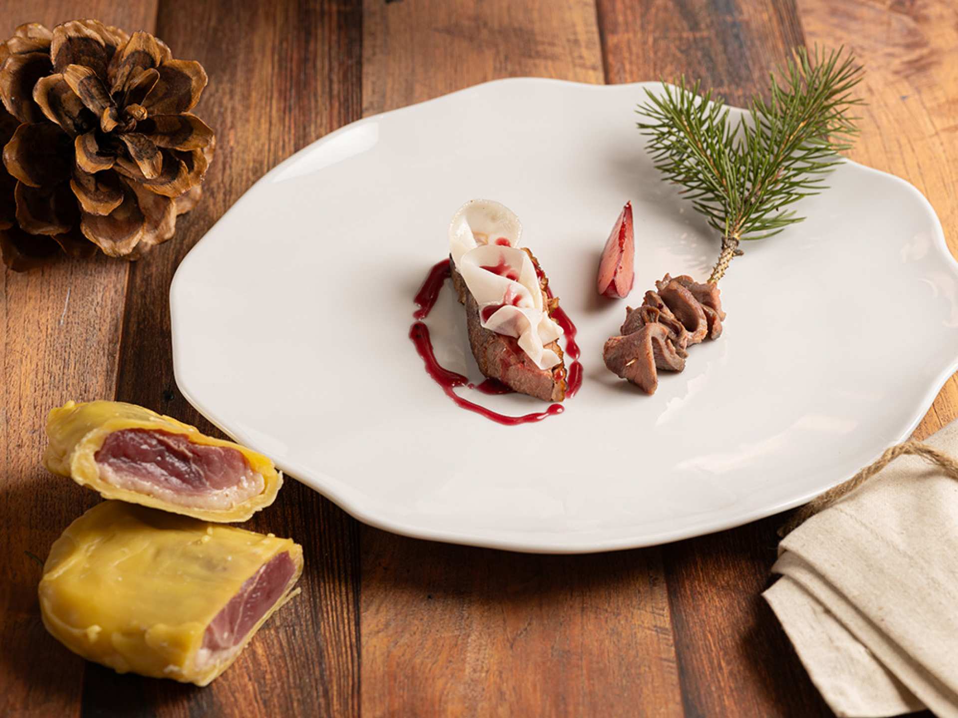 New restaurants Toronto | Duck breast cured in beeswax at Radici Project
