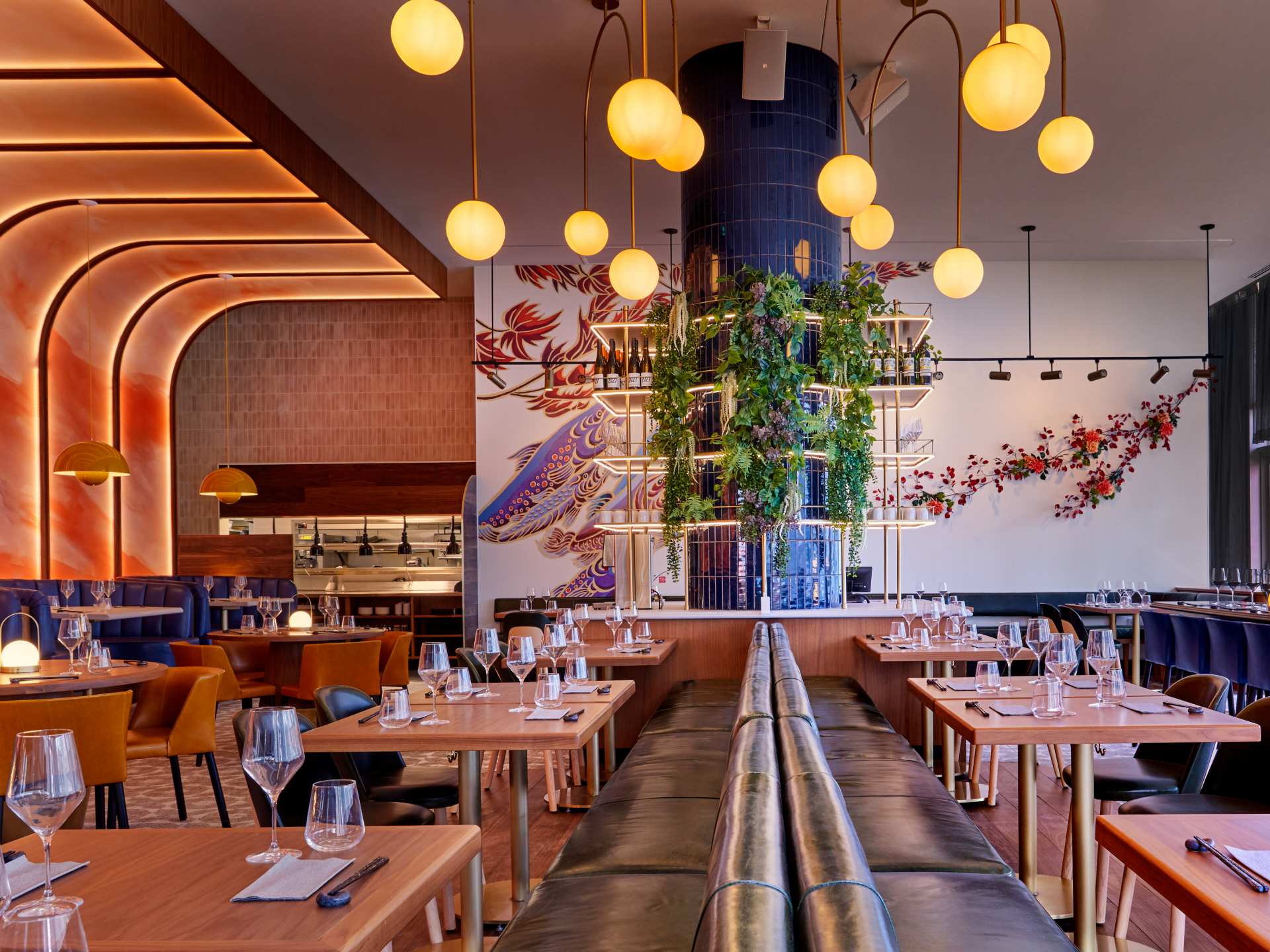 The interior of Minami restaurant