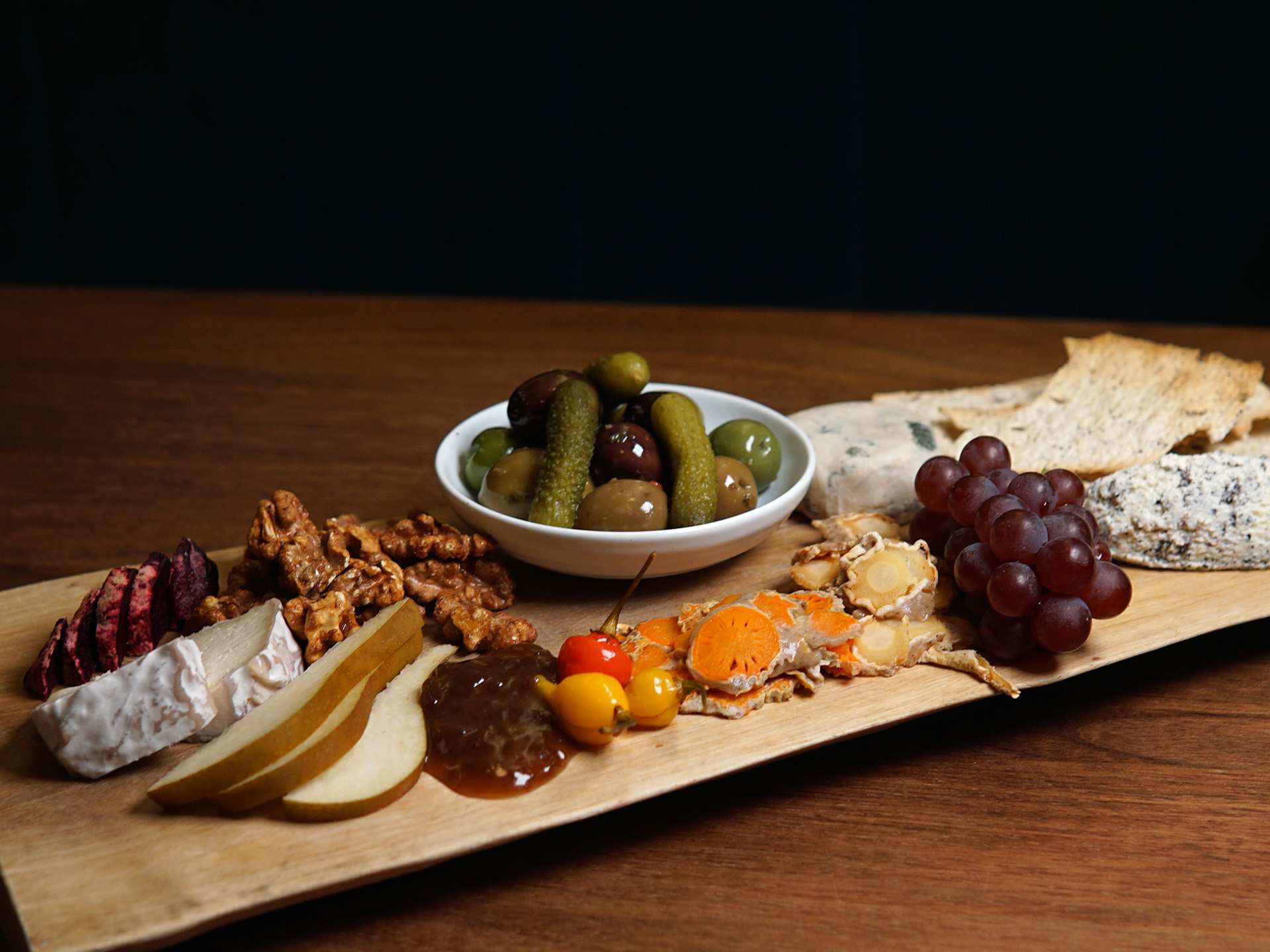 Toronto speakeasies | The vegan cheese board at Bar Avelo