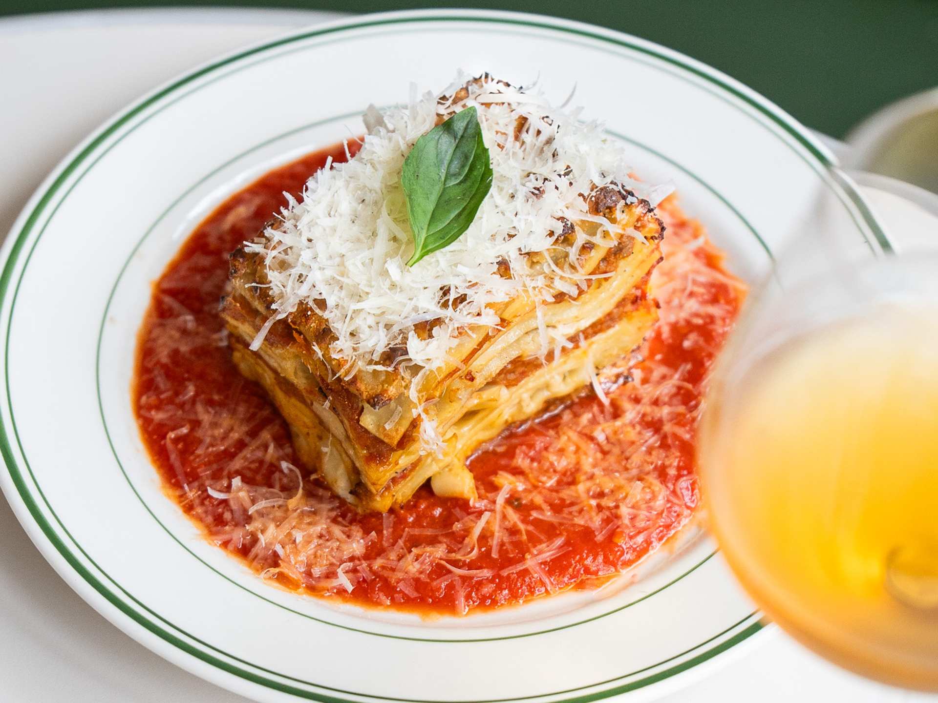 Winterlicious Toronto restaurants | Vegan lasagna at Stefano's Diner