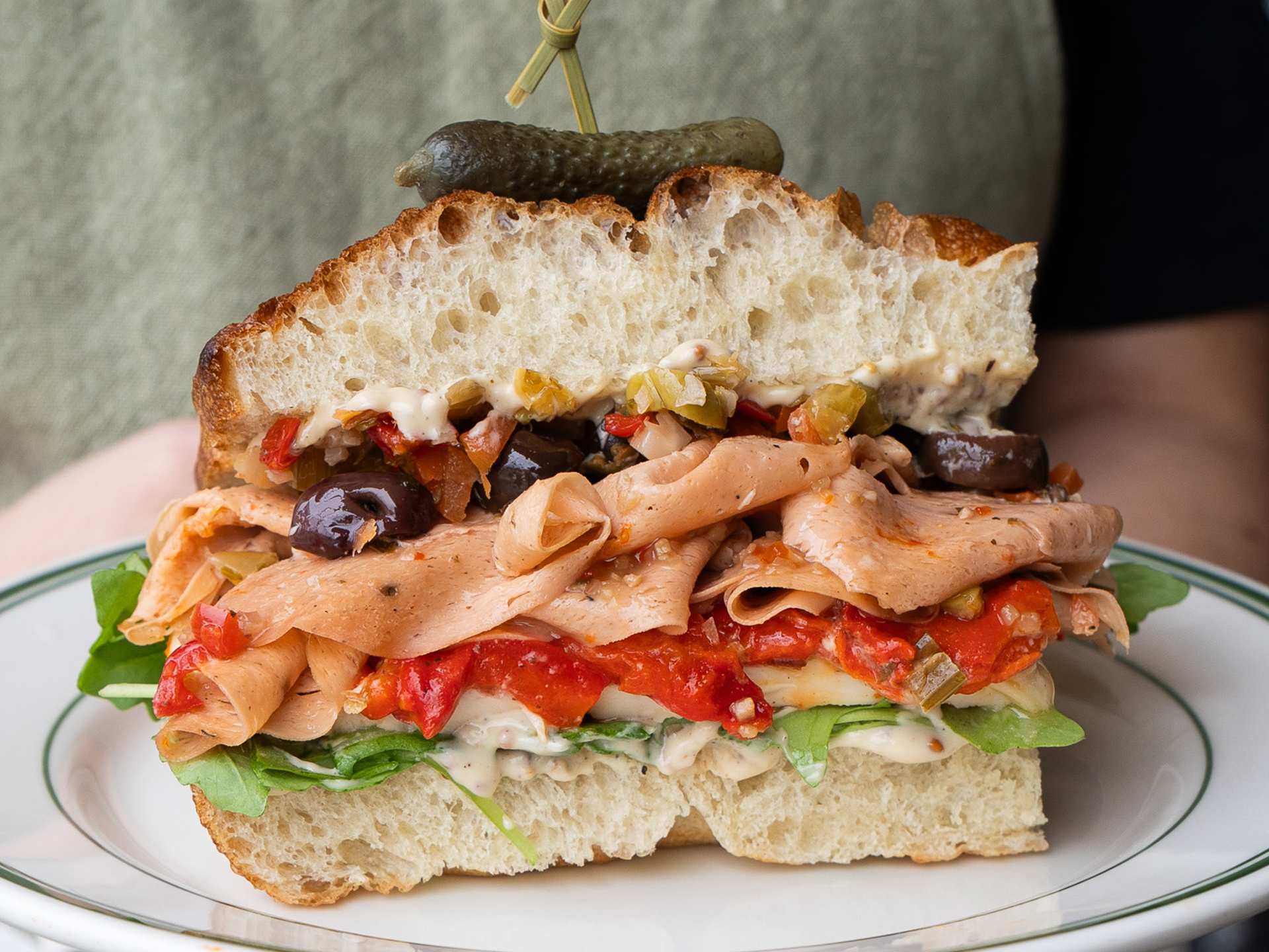 Winterlicious Toronto restaurants | The focaccia sandwich at Stefano's Diner