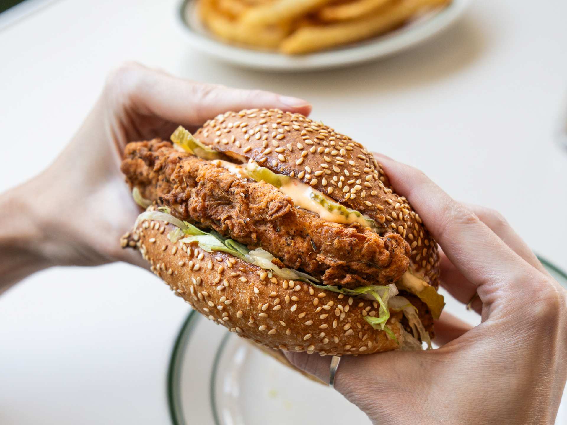 The best vegan restaurants in Toronto | Fried chicken sandwich at Stefano's