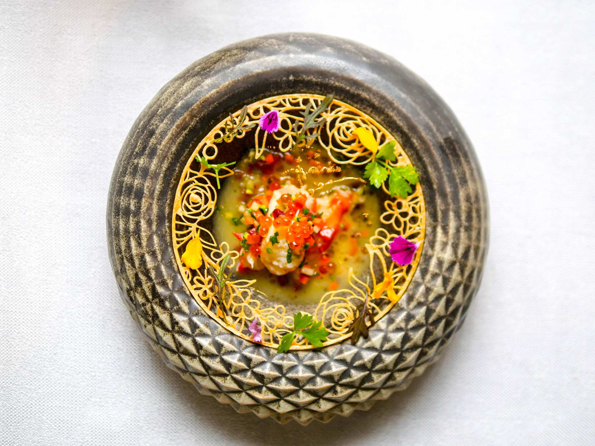 The best restaurants in Toronto | A colourful and ornate dish at DaNico