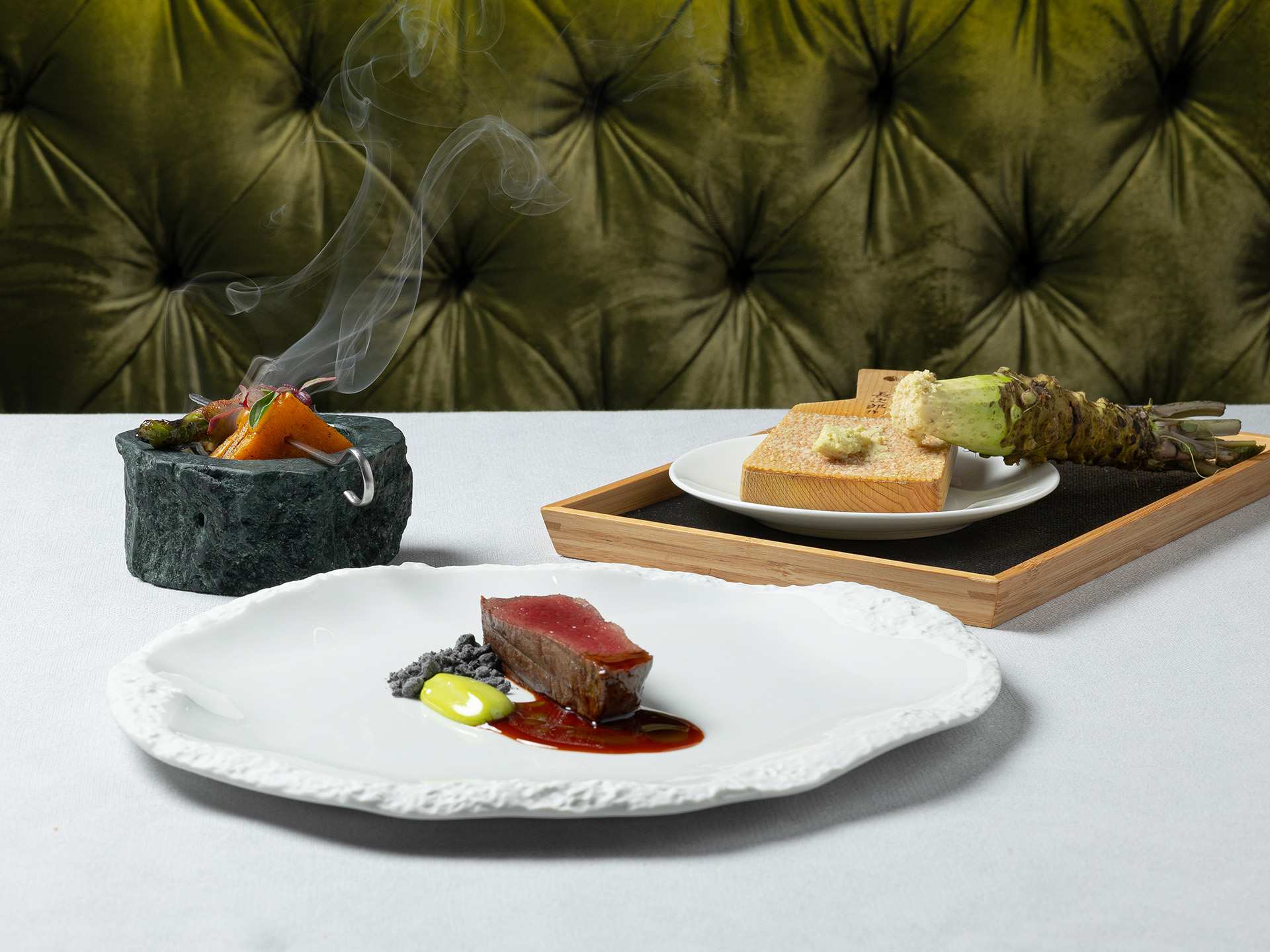 Three small dishes at DaNico