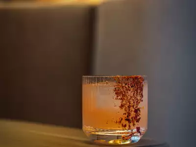 Bar Chica on Portland Street | Mucho Gusto cocktail with pepper-infused tequila, watermelon syrup and lemon juice