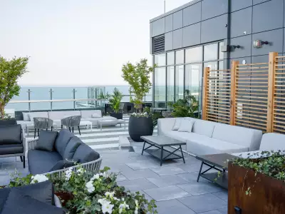 Valerie | The rooftop at Valerie in Hotel X Toronto