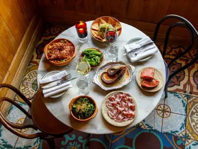 Best restaurants Toronto | Bar Isabel spread of dishes