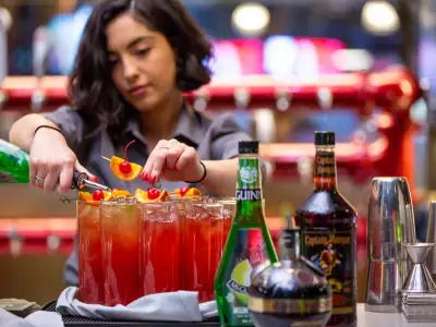 Things to do in Toronto | Making cocktails at RC Show