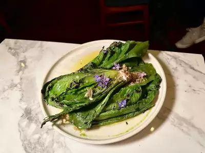 Seasonal salad at The Hamptons restaurant in Toronto