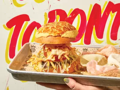 Chinese &ldquo;Pineapple&rdquo; Bun Burger at Patois