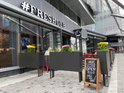 Best breweries in Toronto | The patio at Great Lakes Brewpub with guests sitting outside