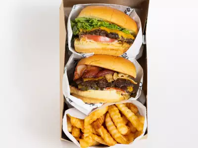 New Toronto restaurants | Two burgers and a side of fries at Friday Burger Company