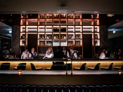 Aera | The bar area at Aera