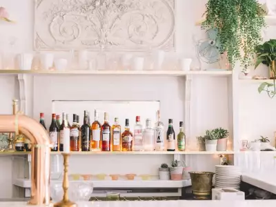 Best wine bars Toronto | The bar shelf at Grey Gardens