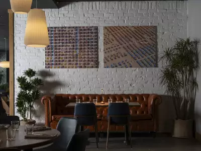 Best new restaurants Toronto | Couch seating at Edna + Vita