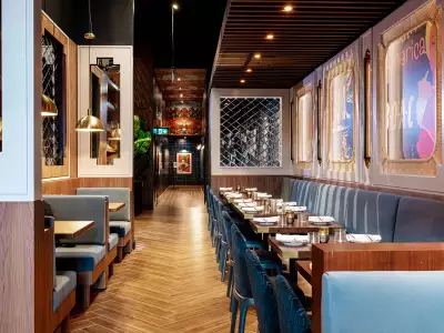 The best downtown Toronto restaurants | Comedor's dining room and art at Marked