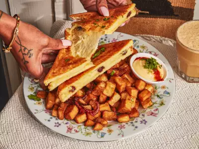 Best brunch in Toronto | Maha's Egyptian Brunch Honey Date Grilled Cheese
