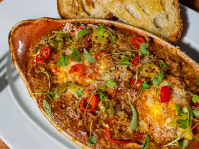 Toronto brunch | Baked eggs at Miss Likklemore's