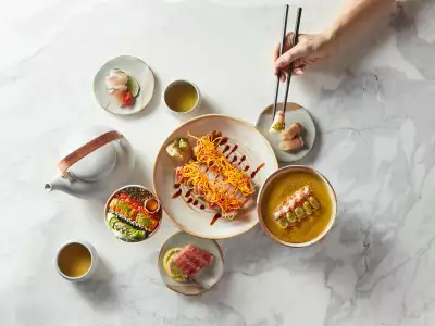 Summerlicious Toronto | A spread of dishes at AP Restaurant in Toronto