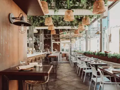 Summerlicious Toronto | Inside Baro's enclosed rooftop patio