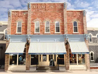 The front of Creemore Springs Brewery