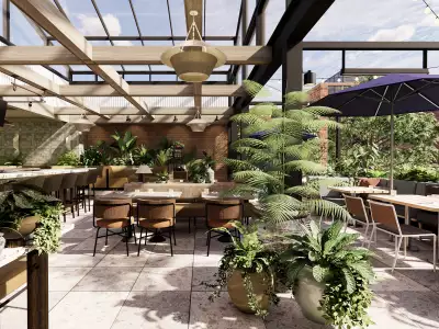 Best new Toronto restaurants | The rooftop patio and solarium at Earls on King West