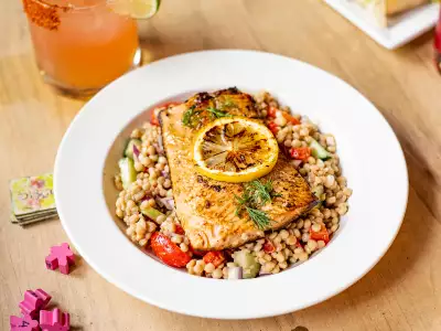 The best cafes in Toronto | A fish dinner at Snakes & Lattes
