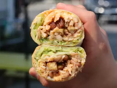 New restaurants Toronto | A vegan burrito at Taqueria Vegana