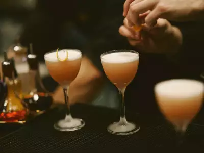 Visa Infinite Dining Series | Signature cocktails at the Alo Visa Infinite Dining Series