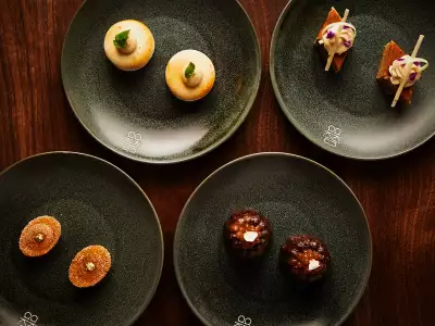 Best new restaurants Toronto | Petit Fours at Akin restaurant in Toronto