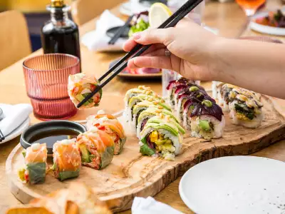 Futomakis at Sushi Momo on Queen West