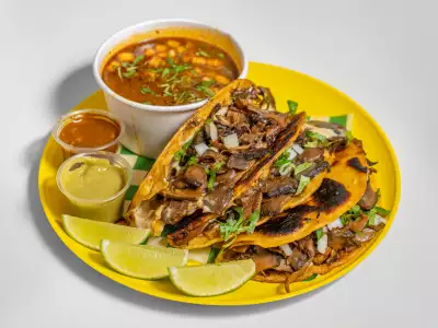 Best vegan restaurants Toronto | Quesabirria quesadillas from Taqueria Vegana