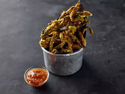 Okra fries at Pukka
