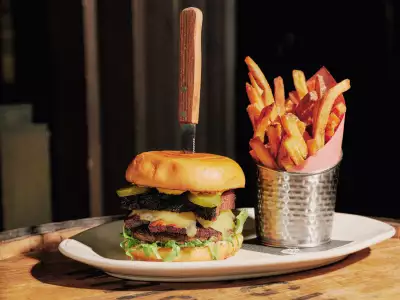 The Carbon Burger at The Carbon Bar Toronto