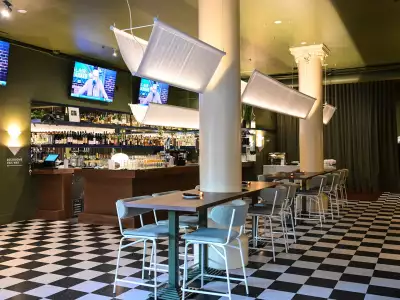 Queer-friendly bars to watch hockey in Toronto | Inside Cassette's dining room